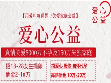 邱县捐卵助孕生子 爱心志愿者招募